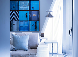 Черный цвет в гостиной