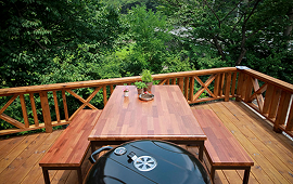 Покраска террасы