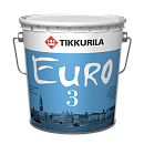 Tikkurila EURO 3 совершенно матовая краска для стен и потолков