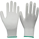 Sheetrock 202009 L/9 перчатки белые полиэстр с обливкой из полиуретана