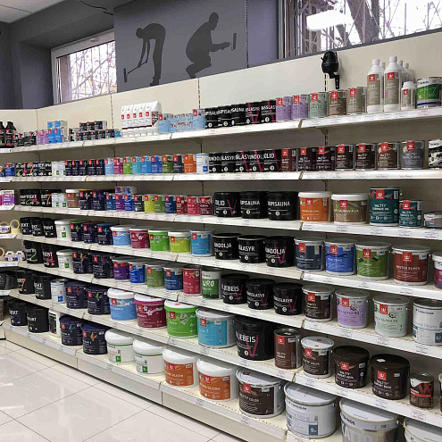 Магазин красок обоев декора в городе Волжский