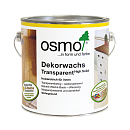 OSMO 3138 Dekorwachs Transparent Tone цветное масло для внутренних работ (махагон)